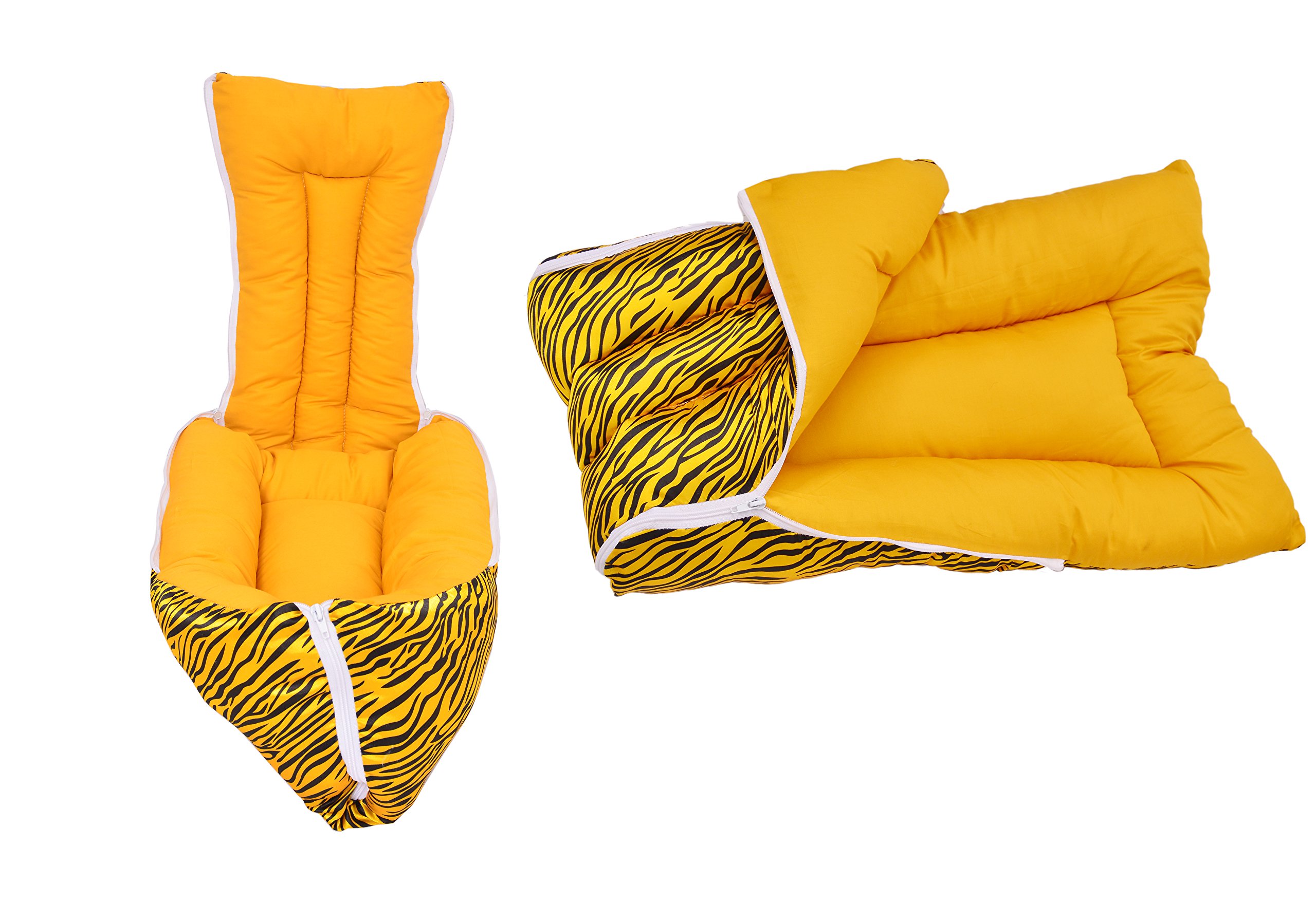 Get IT Dual Pattern Baby Sleeping Carrying Bag (Yellow) - Image 5 thumbnail