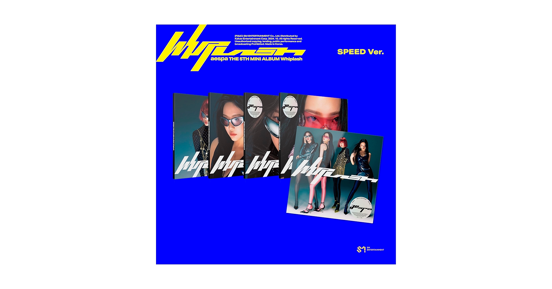 Amazon.com: aespa 5th Mini [Whiplash (SPEED Ver.)]（韓国盤