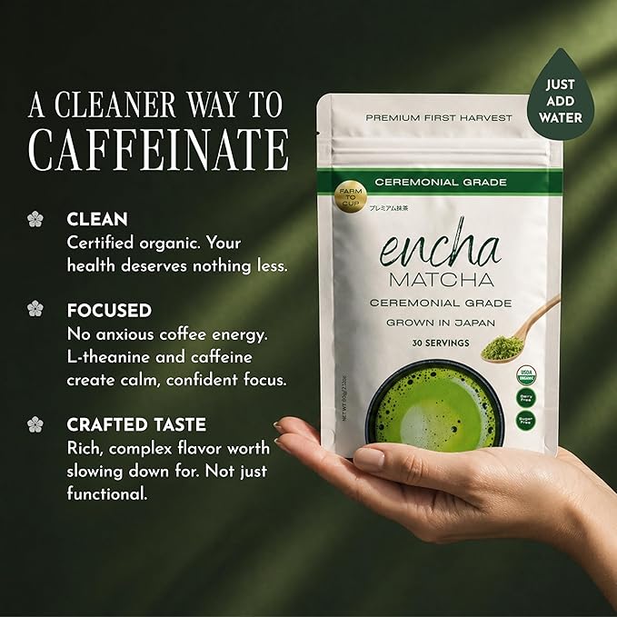 Té Matcha Ceremonial Orgánico Primera Cosecha 60 g miniatura 10