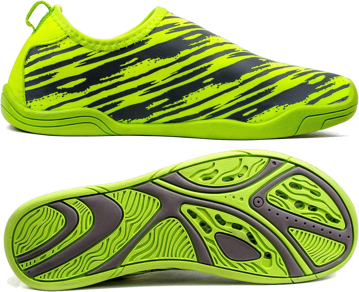 VAMV Water Shoes for Kids Boys Girls Beach Swim Shoes Slip On Aqua Sock (13 M US Little Kid,32-03reen)¡­