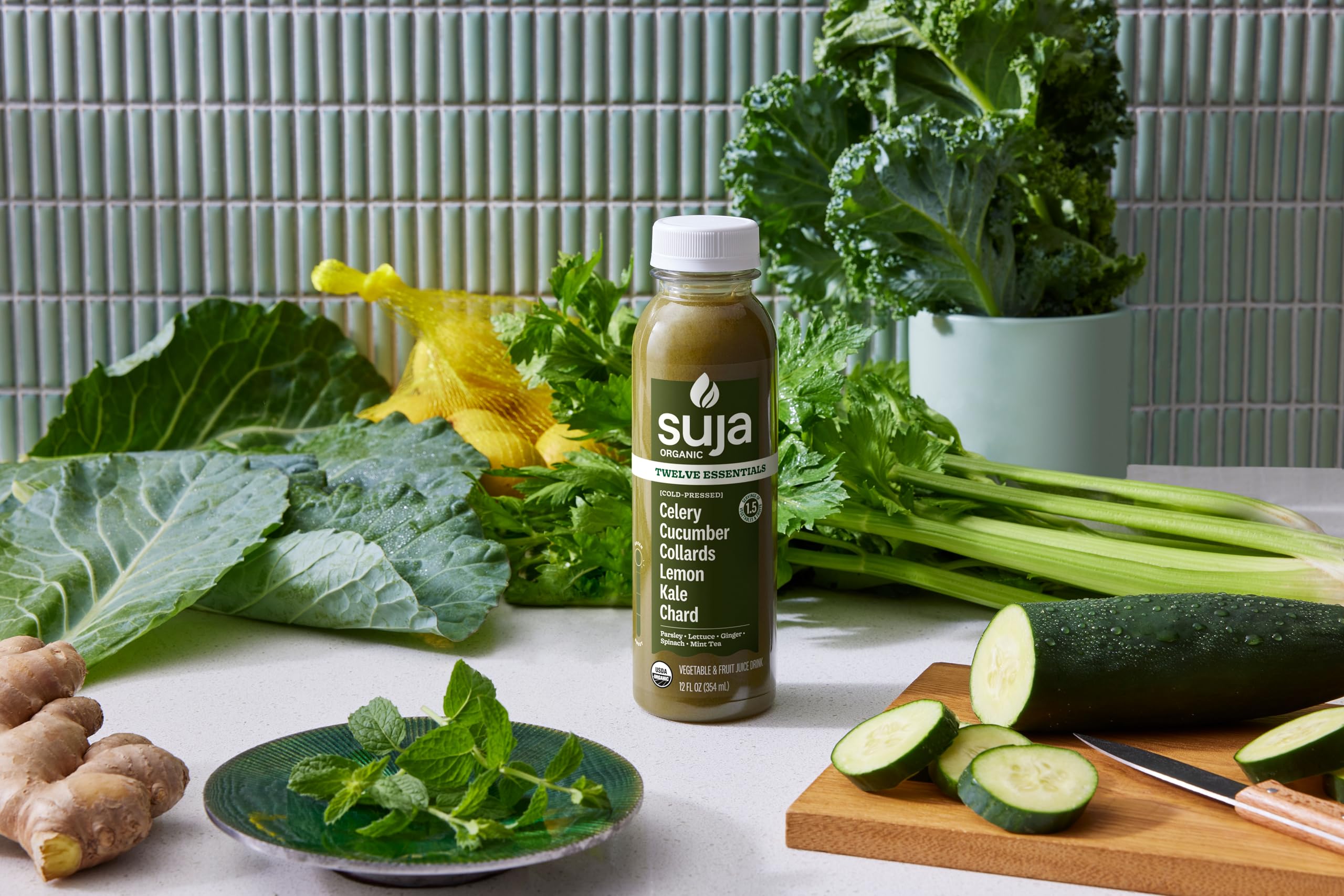 Amazon.com : Suja Organic Cold-Pressed Twelve Essentials Green