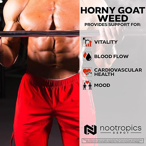 Miniatura 5 de Cápsulas de malezas de cabra cachonda  200 mg  90 unidades  Mínimo 50% Icariina  Epimedium brevicornum