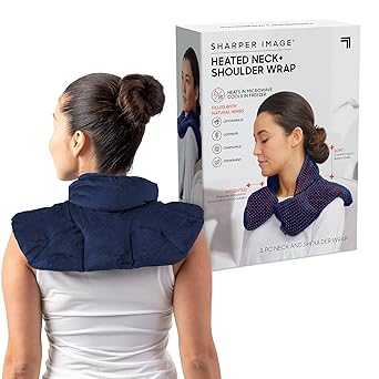 Sharper Image Heated Neck & Shoulder Wrap