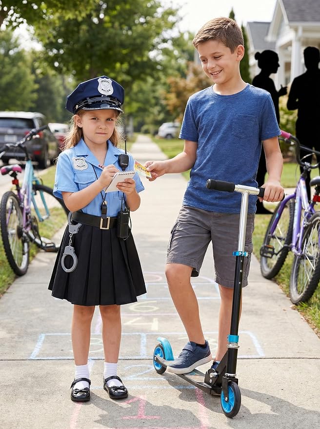 Disfraz Infantil de Policía para Niñas miniatura 2