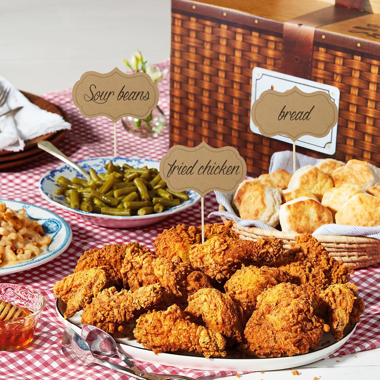 Cupcake pers Pis, Buffet Labels for Charcuterie Board, 24 Pieces