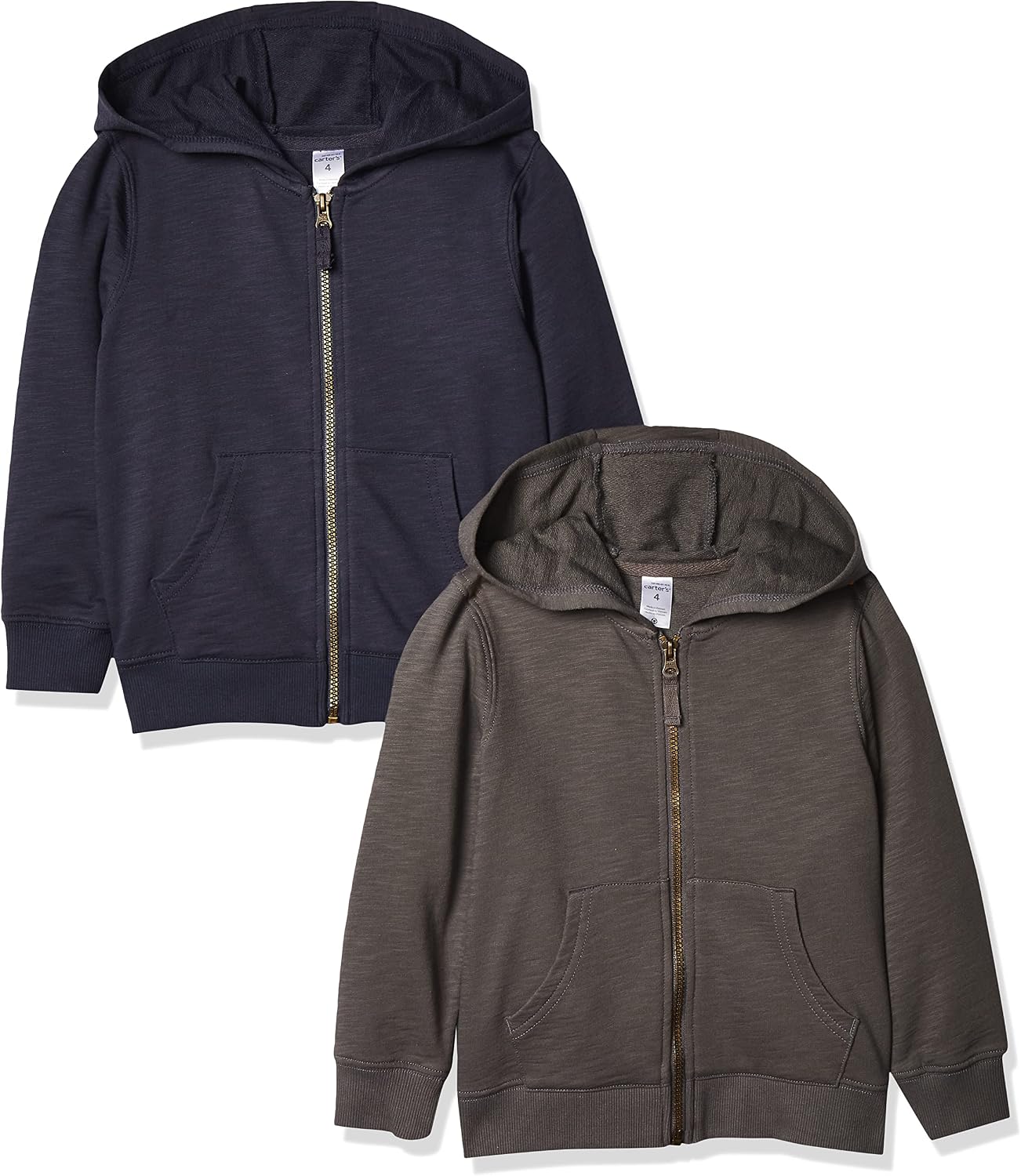 Carter's Boys' Big 2-Pack Full Zip Hoodies