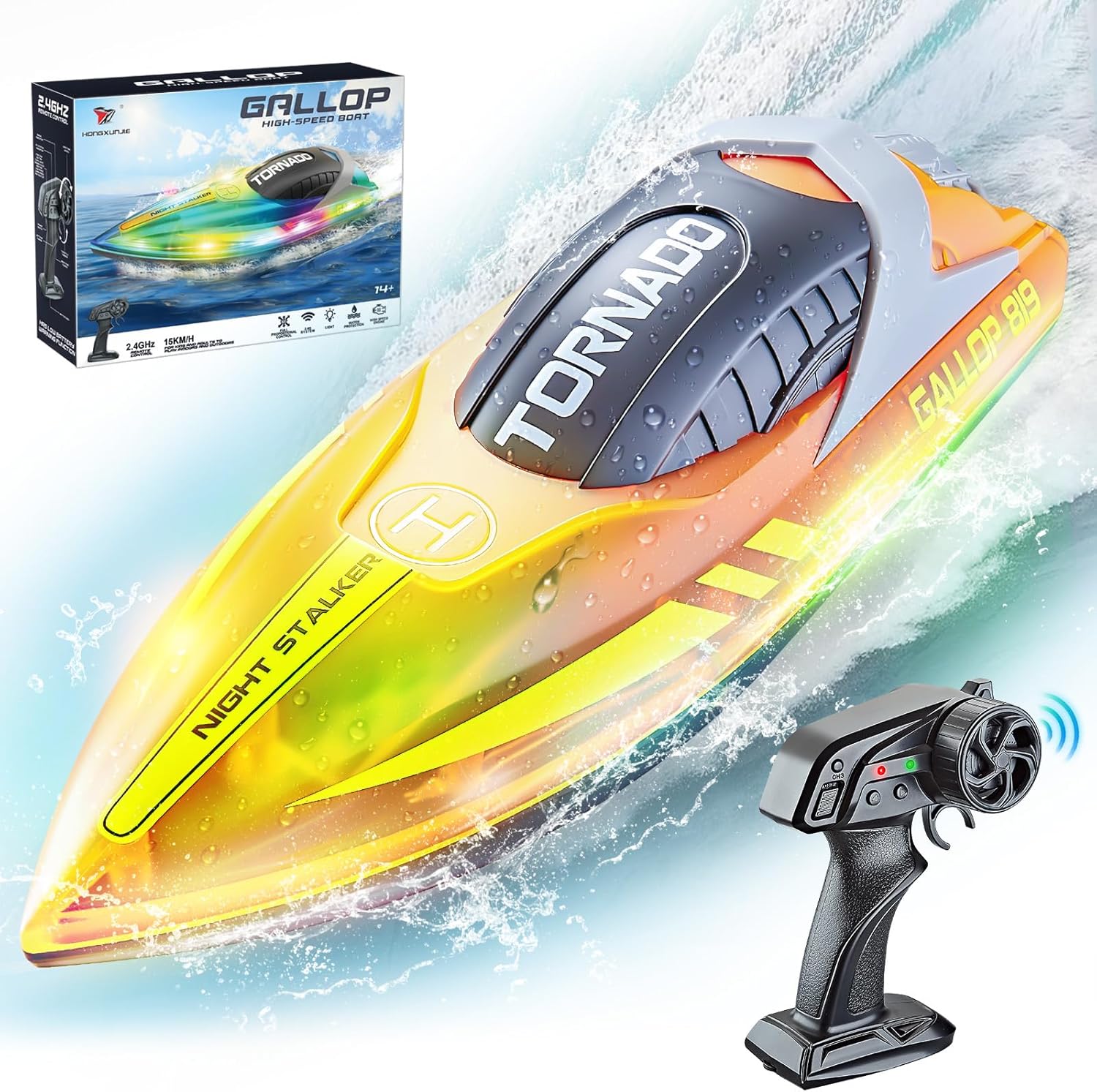 Barco teledirigido Gallop Tornado 2.4GHz por 27,09€ ¡¡29% de descuento!!