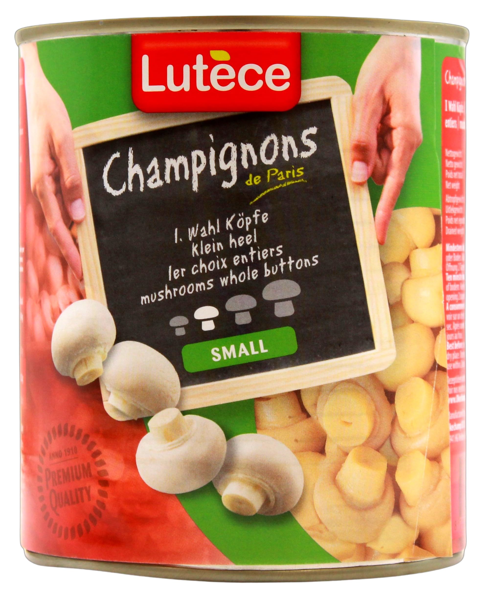 Lutece Pilze klein Ganz 6 Dosen x 85 cl