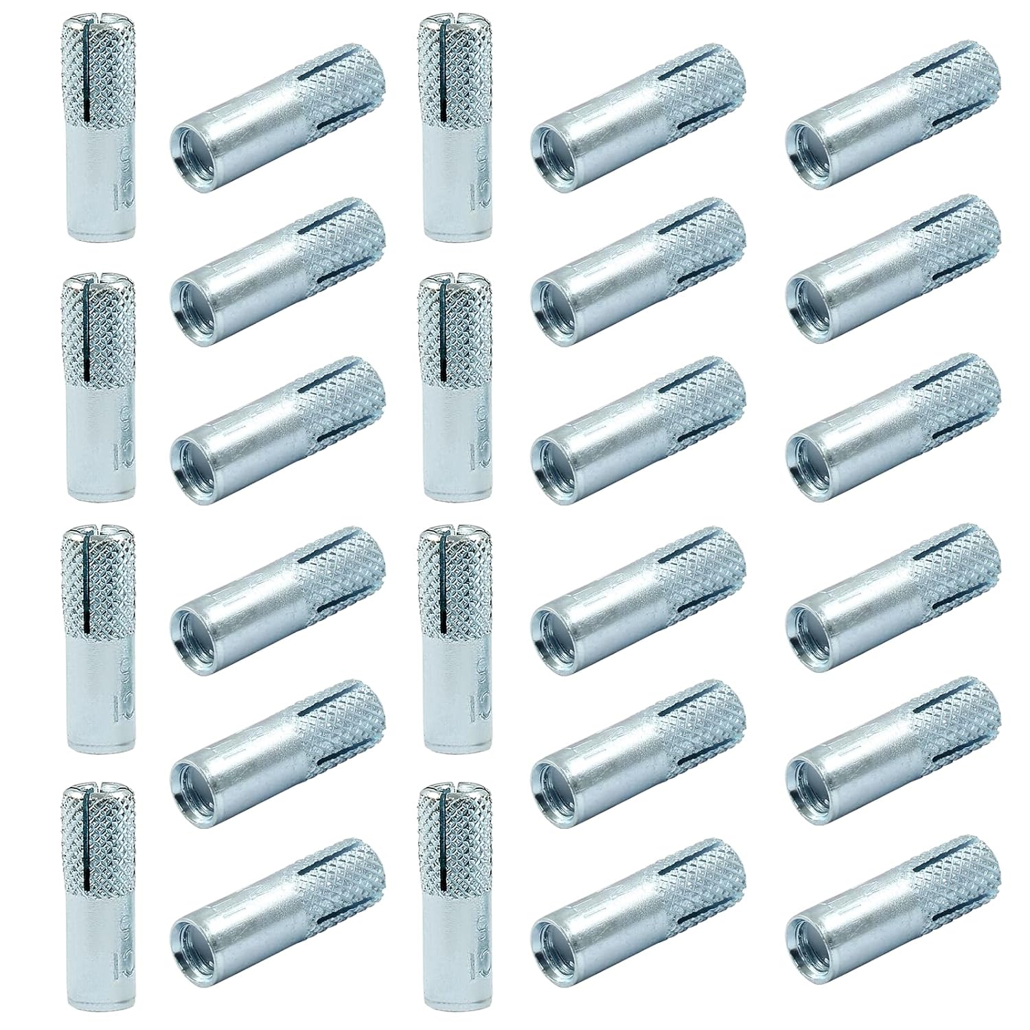 4pcs 1/2 Inch Drop in Anchors M12