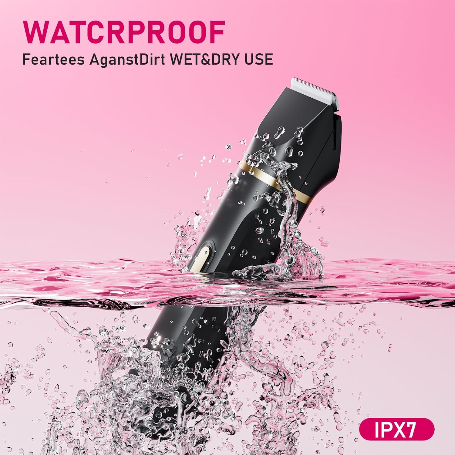 Electric Razors for Women, Valentines Day Gifts 5-in-1 Wet/Dry Bikini Trimmer with USB Charge Dock, Deluxe Facial Hair Removal, Wet/Dry Body Shaver for Nose Eyebrows Beard Underarm Leg Arm (Black) - Image 4