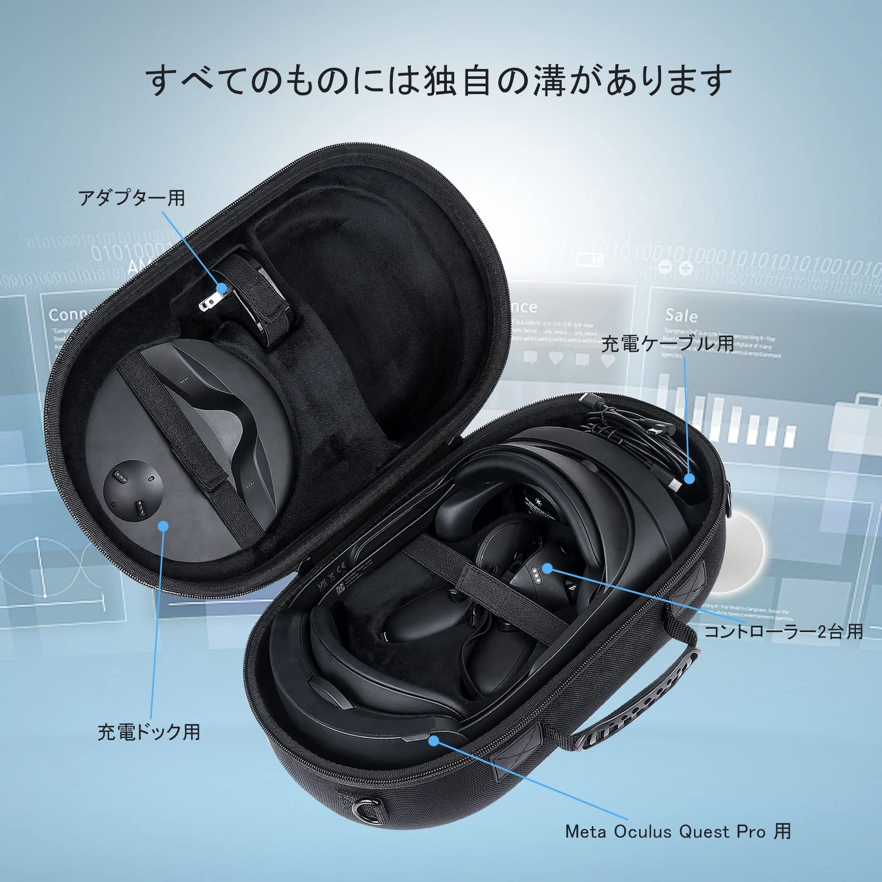 Amazon.co.jp: Aenllosi ケース: Meta Oculus Quest Pro ケース