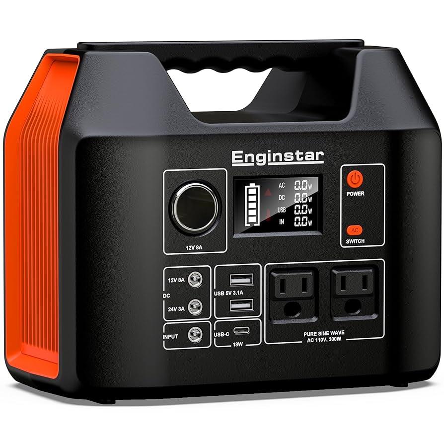 Amazon.com : EnginStar Portable Power Station 300W 296Wh