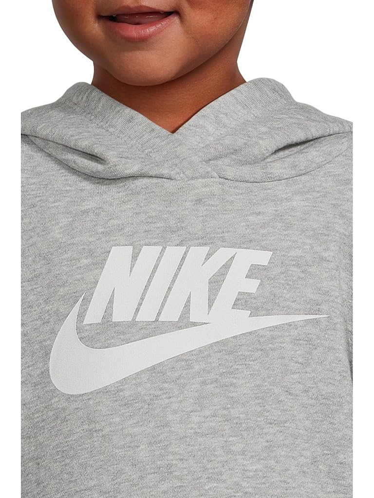 Gray Nike Club Fleece Hoodie (Toddler)