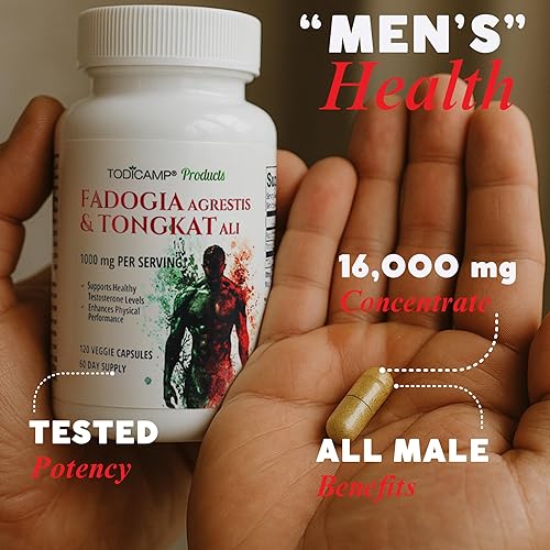 Miniatura 3 de Fadogia Agrestis 20:1 con Tongkat Ali 1000mg Complejo Longjack Tongkat Ali Extracto con Fadogia Agrestis 600mg Suplemento - 60 días de suministro