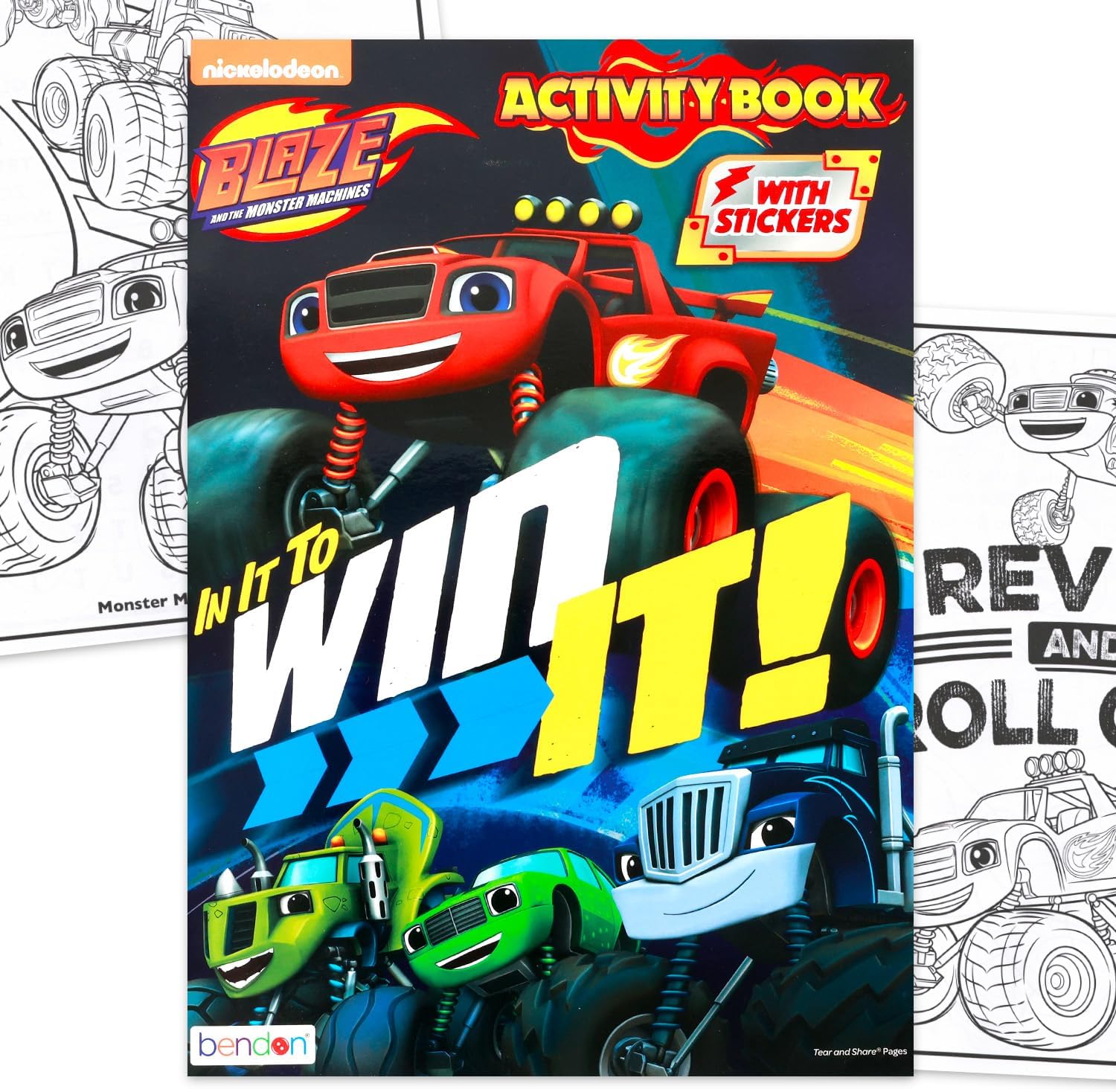 Blaze and the Monster Machines "Let's Blaze" Jumbo Coloring and Activity Book