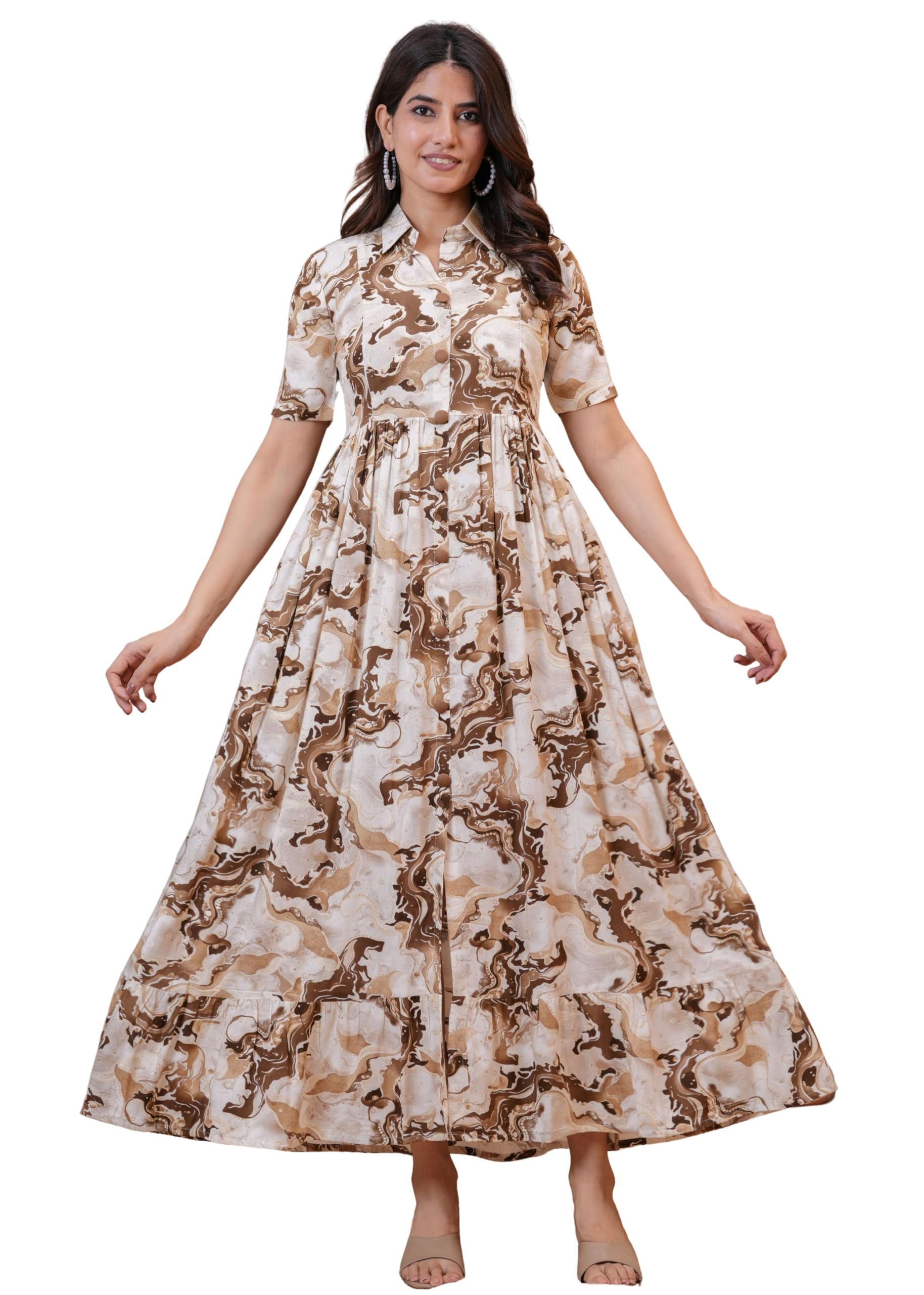 shyam kurti collection Shree Women's Cotton Sweet Heart Neck Short Sleeves Floral Printed Maternity Feeding Kurti with Zipper-picture-13