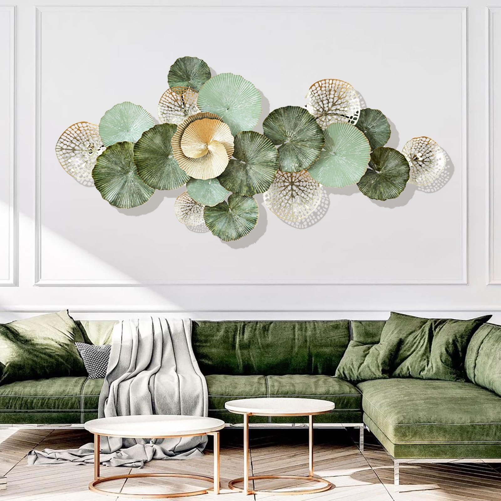 Amazon.com: 3D Wall Art Decor Large Metal Wall Decor Luxury
