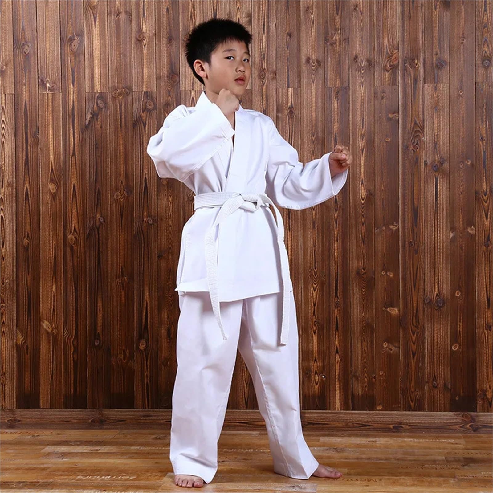 Ropa Deportiva de Taekwondo, Trajes de Karate for niños, Trajes de Entrenamiento Deportivo, Uniforme de Karate for Adultos, Trajes de Judo, Ropa para Formación, Rendimiento(150)