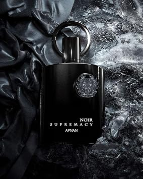 Afnan Supremacy Noir Eau de Parfum for Men, 3.4 Fl. Oz