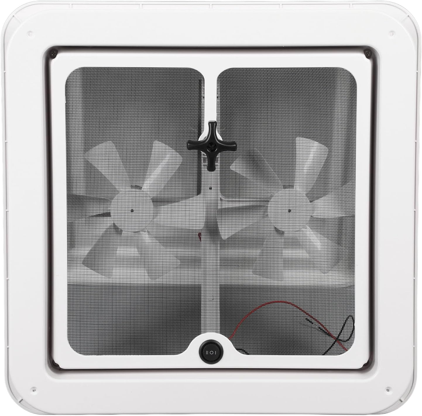 RV Roof Vent Fan, ABS Material, Dual Functionality with Adjustable Angle, Ideal for RVs and Trailers