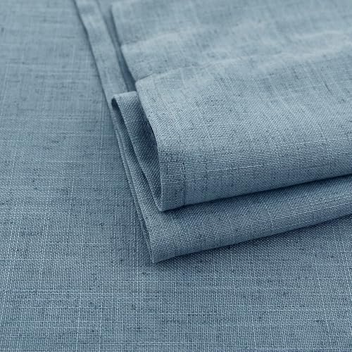 Miniatura 7 de KOUFALL Curtan de puerta delantera para puerta de cristal, media ventana, protección de privacidad, filtro de luz, bolsillo para barra, cortina