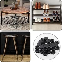 Vista 7 de 36 piezas de 5/16 pulgadas (0.315 in), tapa de extremo redondo, inserción de tubo tipo empotrado, enchufe de panel de poste de tubería