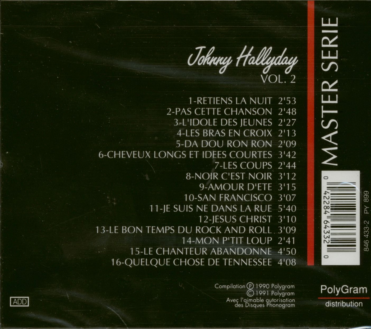 Master Serie : Johnny Hallyday Vol. 2 - Edition isée avec t