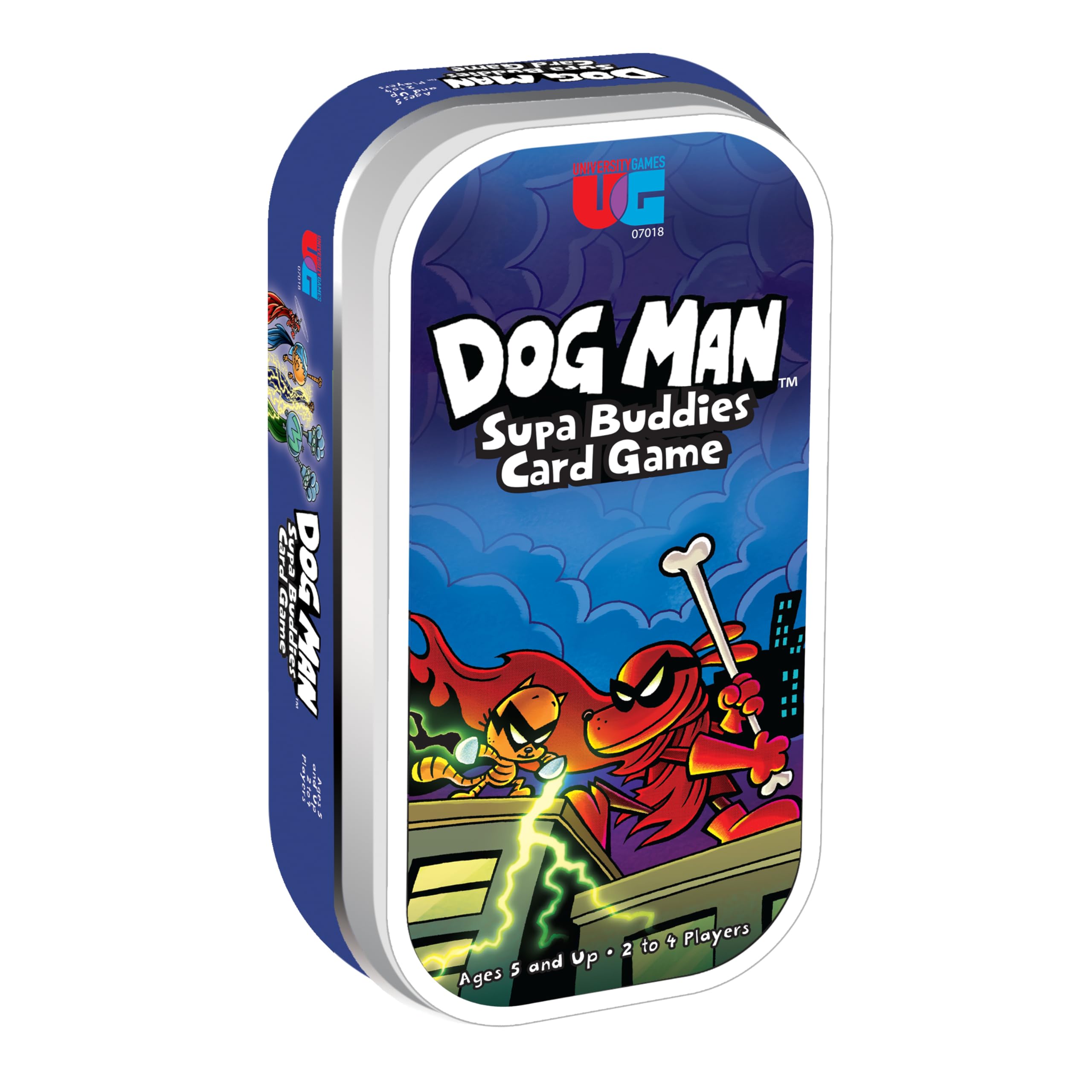 University Games, Dog Man Supa Buddies Card Game, Based on The Dog Man Books Series, for 2 to 4 Players Ages 5 and Up