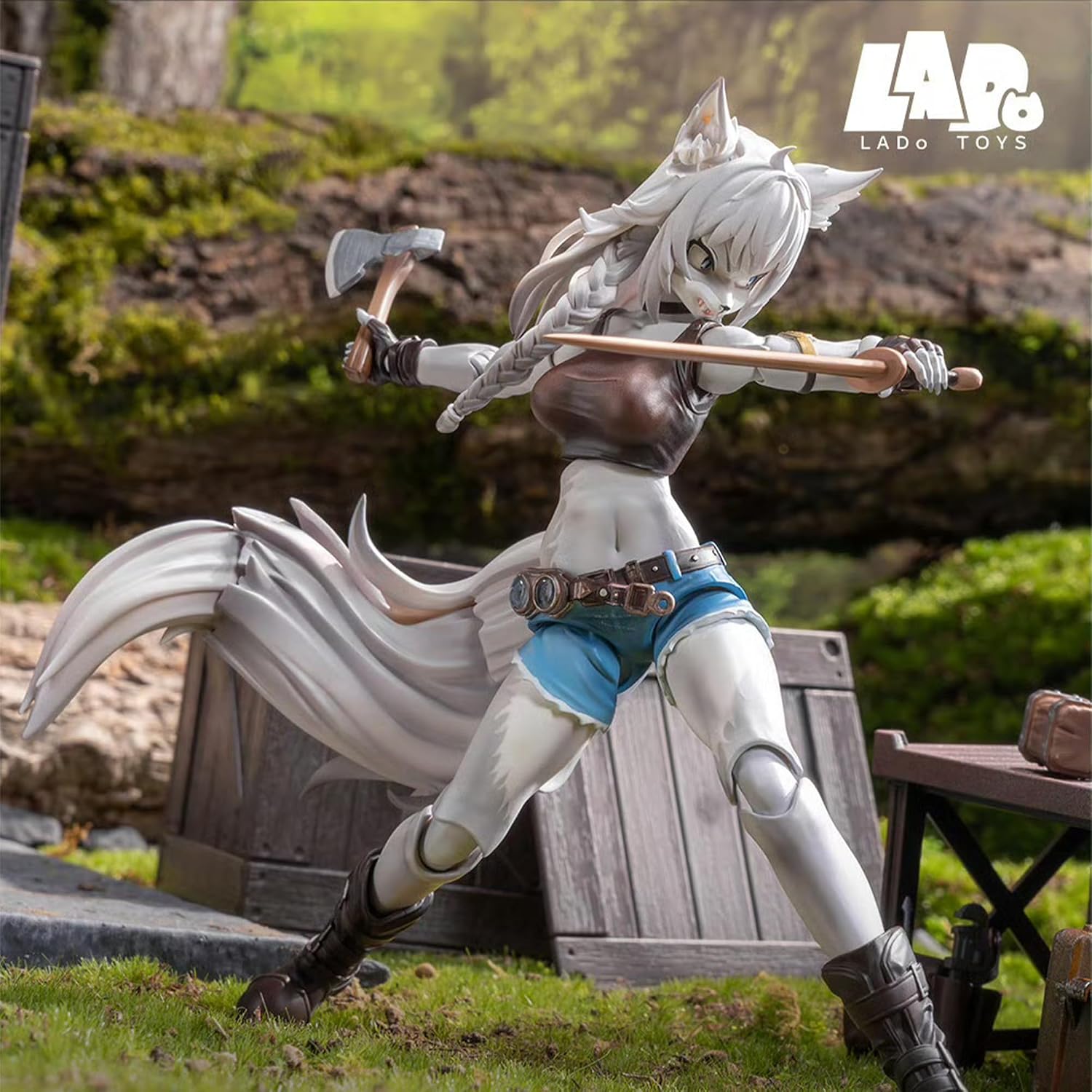 LADOTOYS 1/12 Action Figures - Magic Continent Adventurer Squad Pt.1 Mender Liya Alopex - 6'',Highly Posable Collectible Model Ages 15+