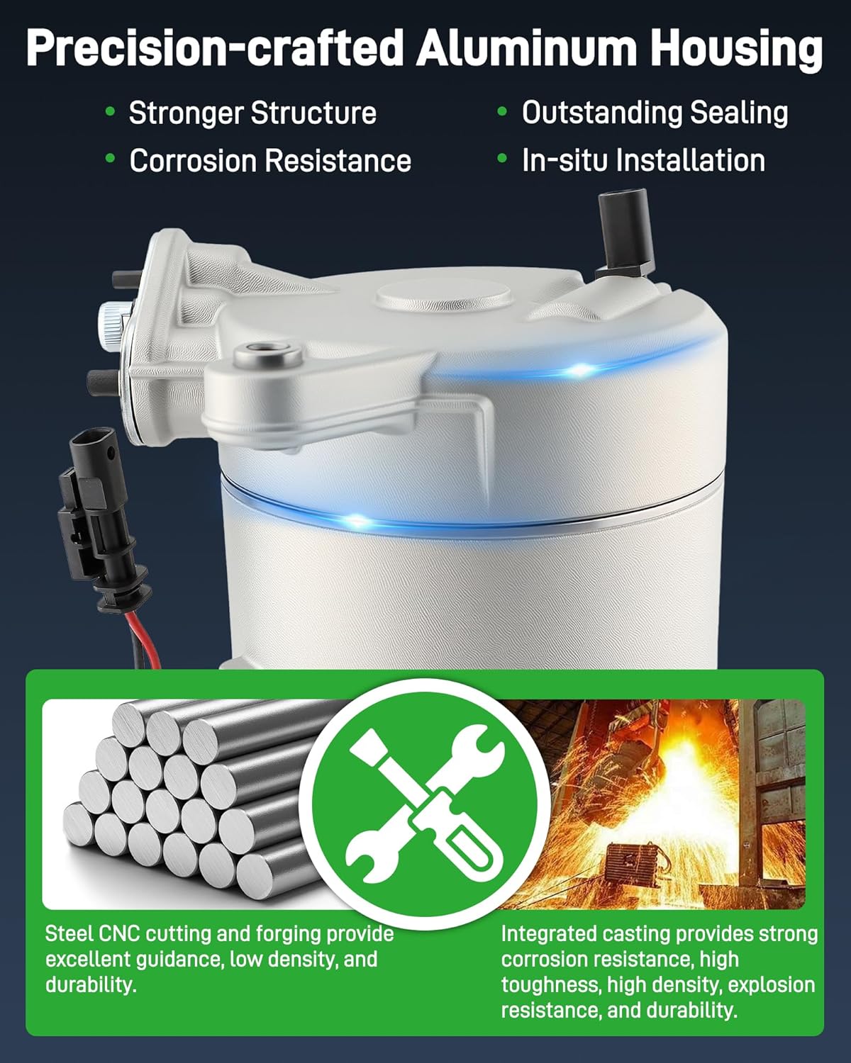 Air Conditioner A/C Compressor Kit fit for Chevy Silverado 1500/Suburban/Tahoe, for GMC Yukon/Sierra 1500, for Cadillac Escalade, Replace Part NO. CO29002C, 15068853