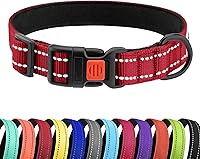 Vista 63 de CollarDirect Reflective Dog Collar for a Small, Medium, Large Dog or Puppy with a Quick Release Buckle - Boy and Girl - Nylon Suitable for Swimming
