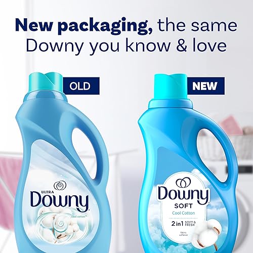 Miniatura 9 de Downy Líquido suavizante de tela, aroma fresco de algodón, 111 onzas líquidas, 150 cargas