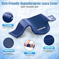 Vista 7 de ONLYCARE Paquete de hielo para el cuello con envoltura de gel - Paquetes de hielo para el hombro actualizados para lesiones, reutilizables