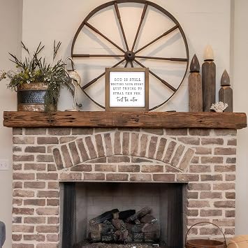6 Inch Christian Office Decor Sign, Wood Framed God Is Still Writing Your Story Decorative Inspirational Signs Gift for Coworkers, Indoor Home Desk Cubicle Table Shelf Accessories