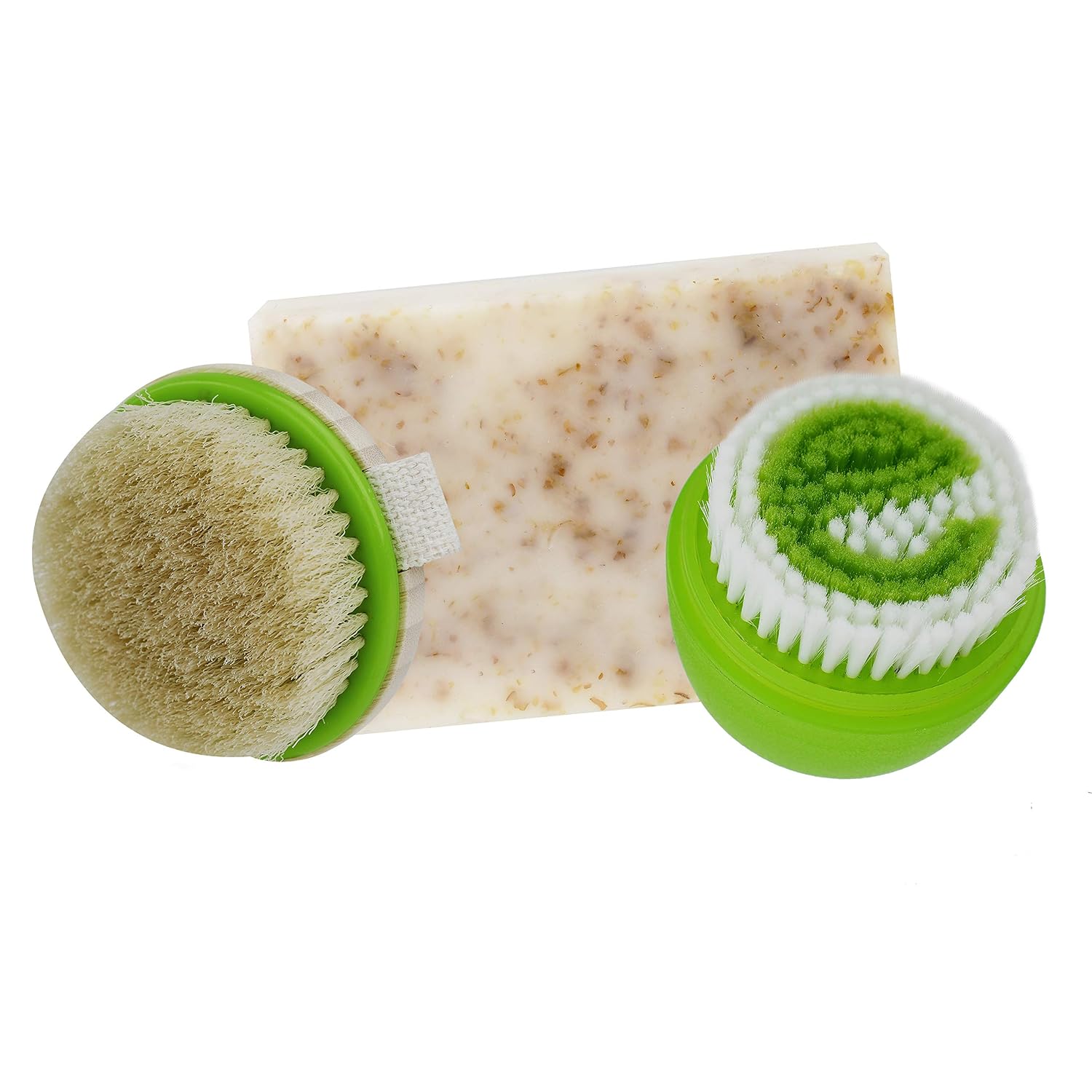EcoTools Ultimate Facial Cleansing Gift Set with Brush, Cleaner, and Exfoliator, Set of 3 Skin Care Products