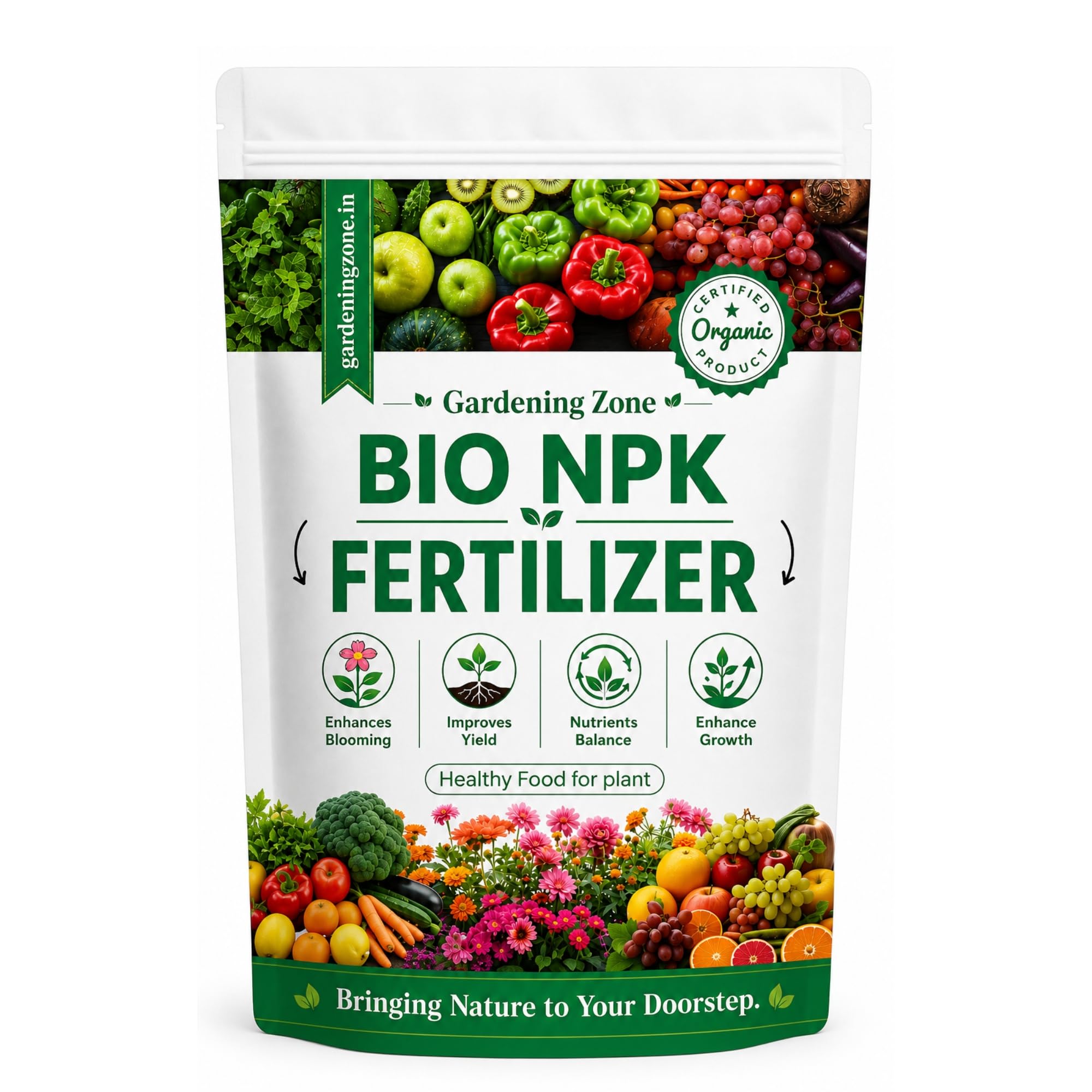 Gardening Zone Bio NPK Granules Fertilizer for Home Garden Plants