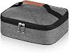 Insulated Lunch Bag for Men Women Kids, Small Lunch Box Adults Cool Bag with Handle, Portable Thermal Cooler Box Bag for Work, School, Picnic Outdoor Gray