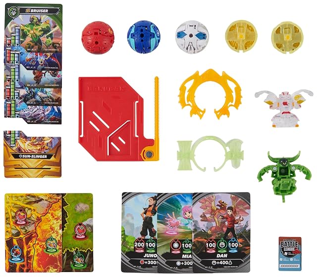 Foto 2 de 8 de BAKUGAN Battle 5-Pack, Special Attack Nillious, Mantid, Bruiser, Octogan, Trox