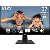MSI PRO MP275Q Monitor 27" WQHD - 2560 x 1440, pannello IPS