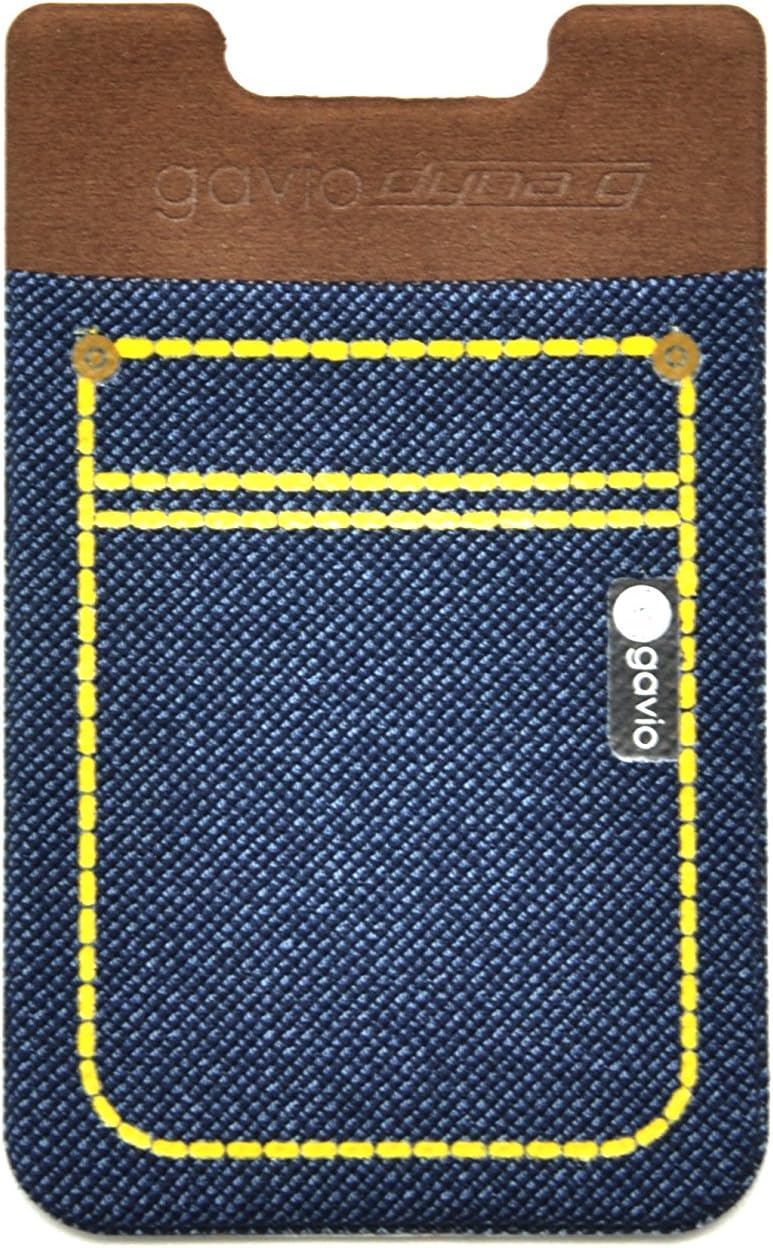 Gavio Pocket Denim Pouch Card Holder - Pink