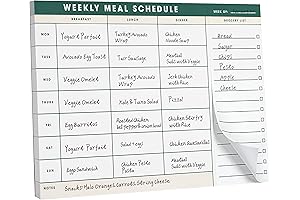 Weekly Magnetic Meal Planner & Grocery List