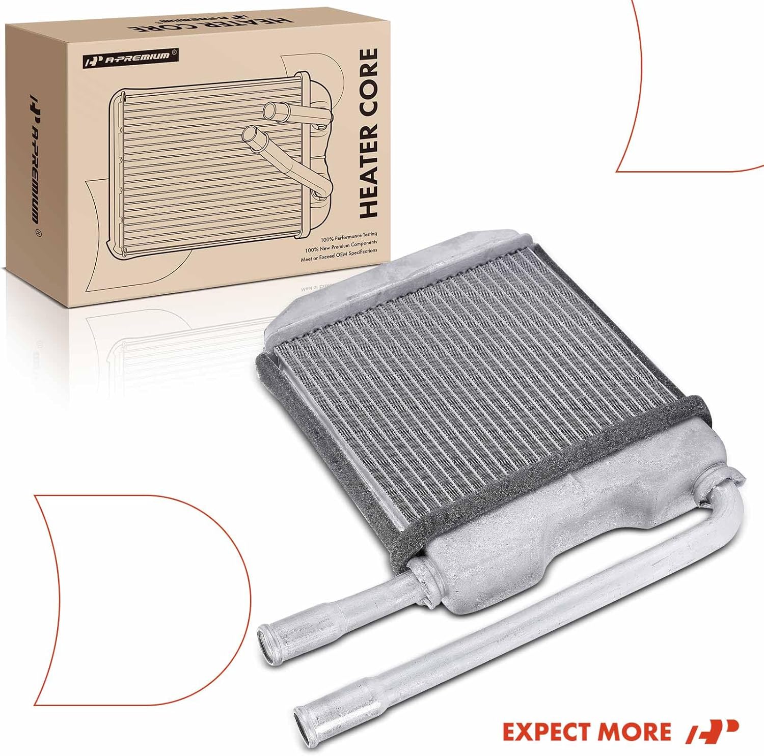 A-Premium HVAC Heater Core Compatible with - 1991-2005 - Chevrolet Astro & GMC Safari, Rear