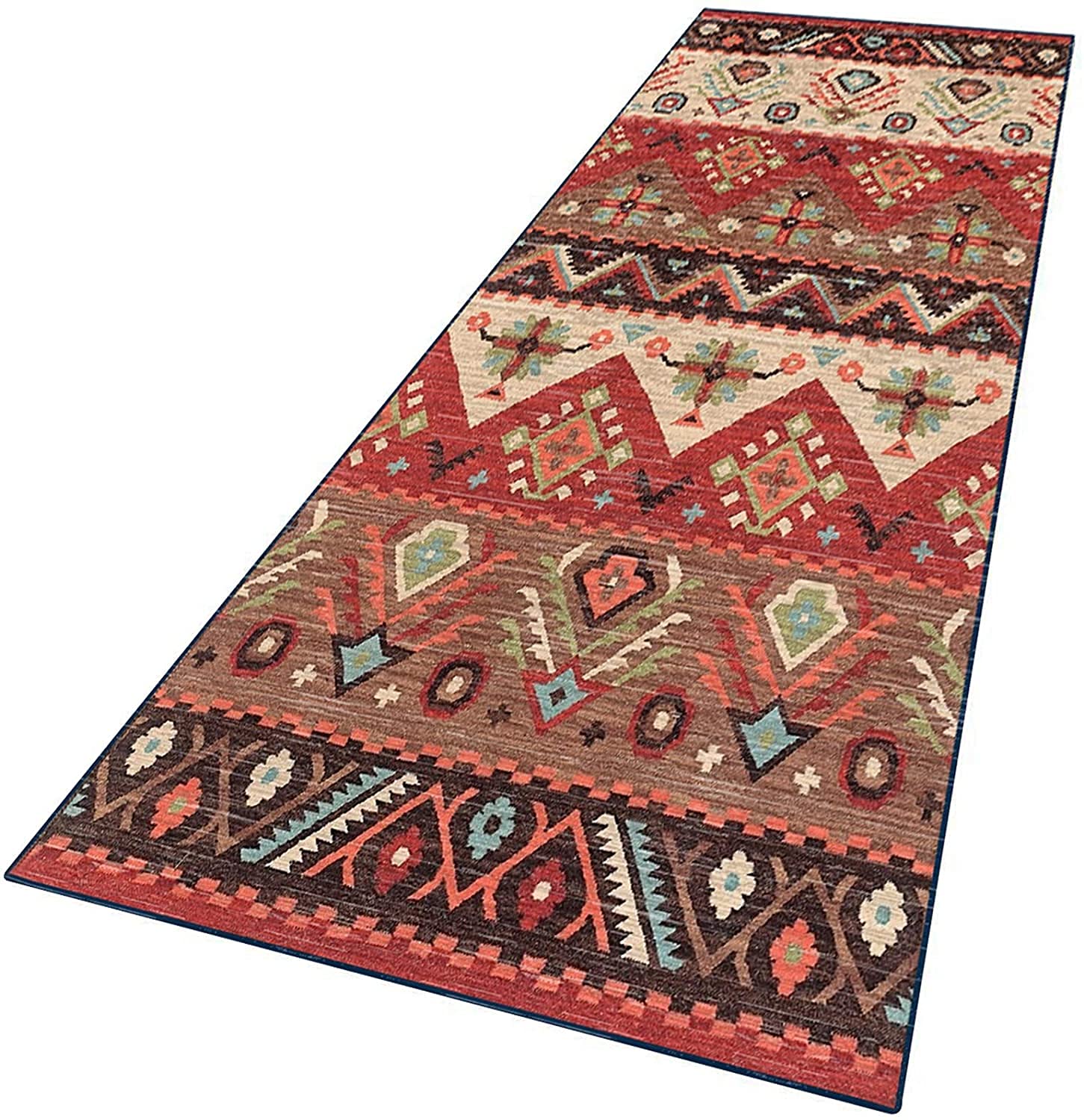 Tapis de couloir multicolore pour réchauffer l'ambiance de votre corridor