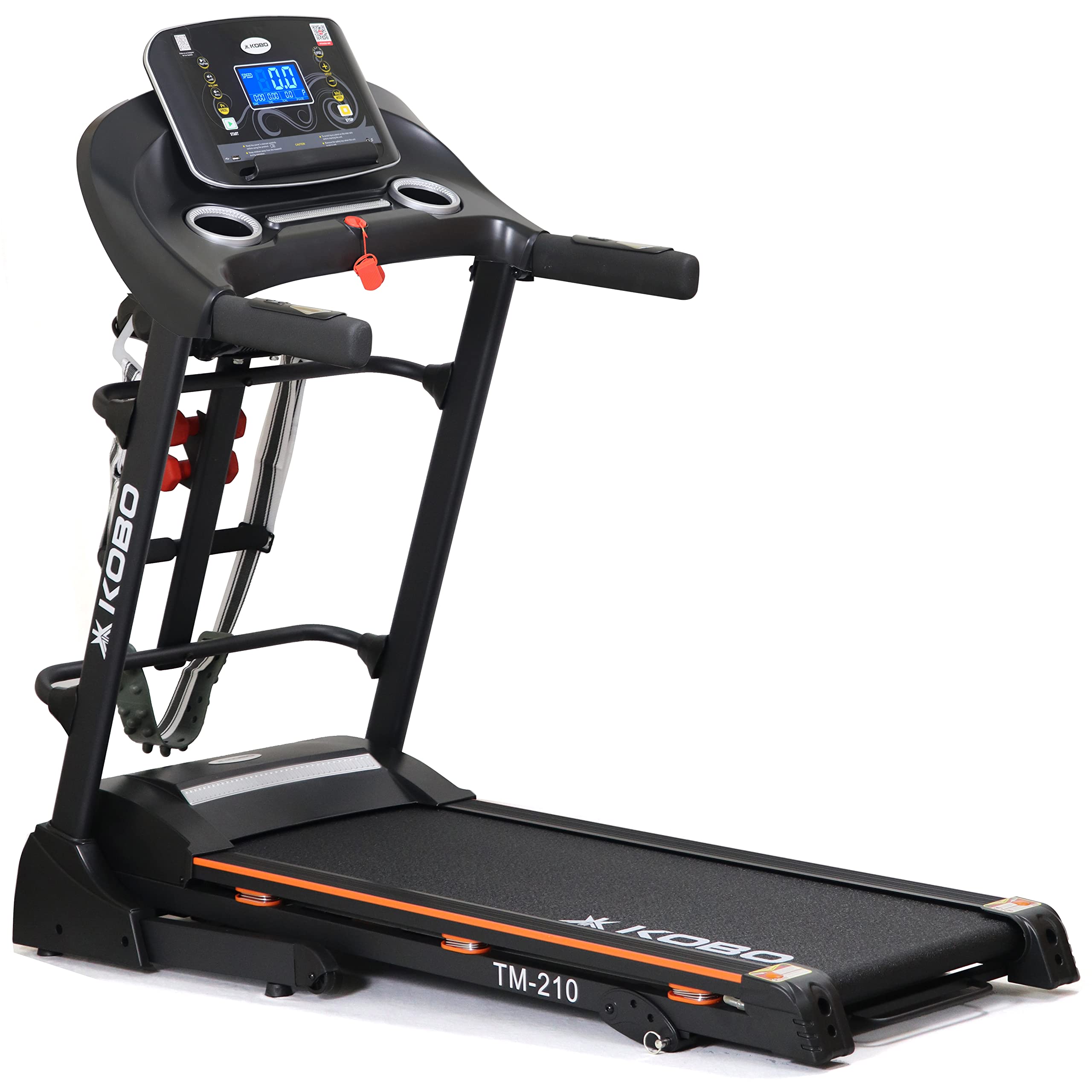 Kobo Multi Function 2 HP - 4 HP Peak DC Motorised Treadmill for Home Use with Bluetooth Connectivity APP, Free Installation Assistance (B013T0YXNC) Amazon Price History, Amazon Price Tracker