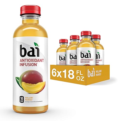 Miniatura 217 de Bai - Puna coco piña - Agua con sabor a coco y piña, bebida con infusión antioxidante, botellas de 18 onzas líquidas, paquete de 6