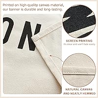 Vista 3 de Pancarta de lona colgante para guardería y sala de juegos, decoración de pared para niños, decoración de habitación moderna para niños y niñas (mapa)