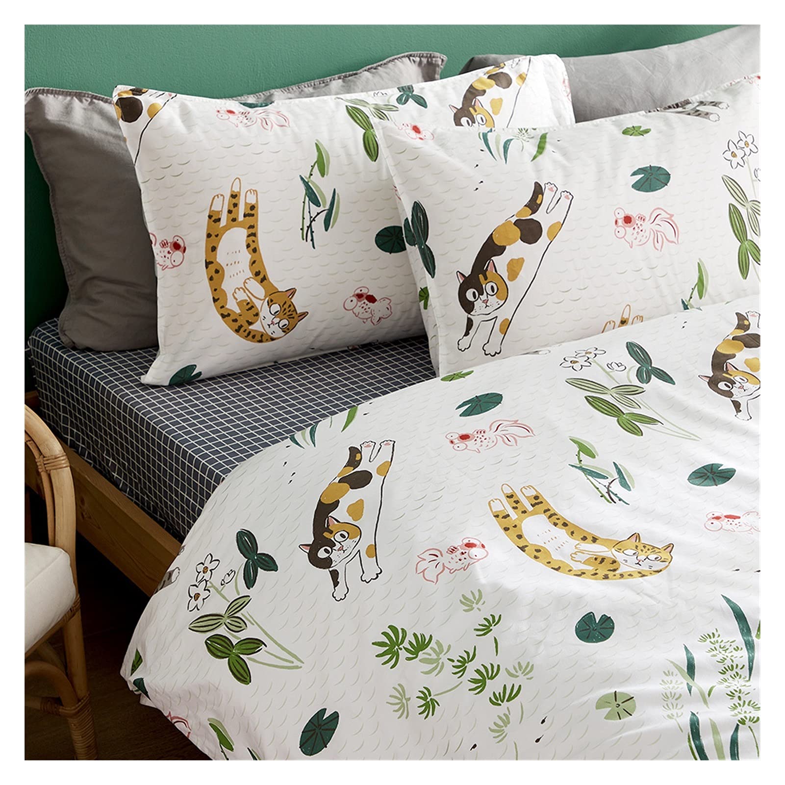 Housse de couette simple 200x230cm pour lit une personne