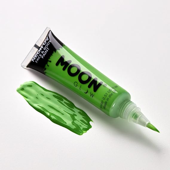 Intense Neon UV Face Paint in White by MOON Creations