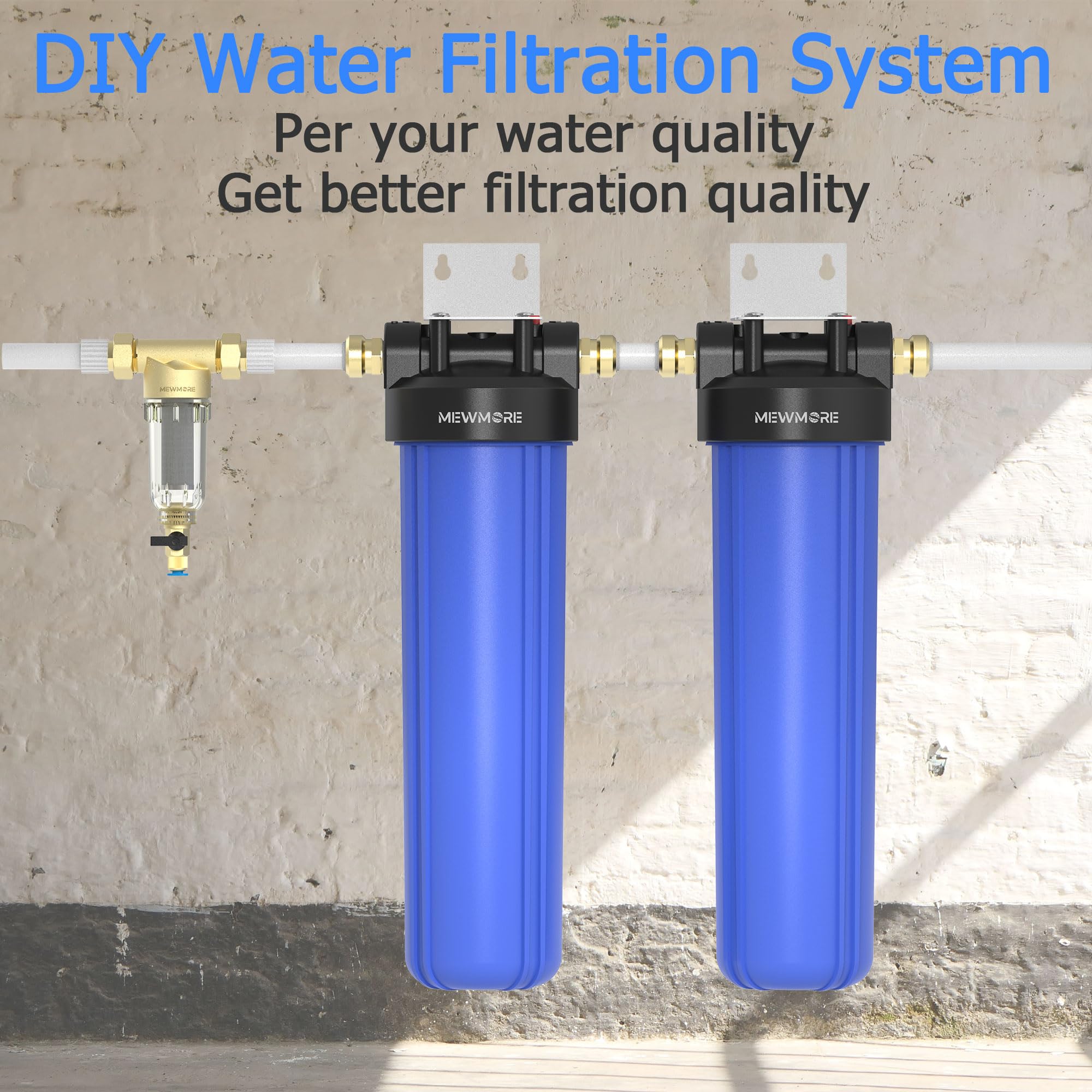 Whole House Water Filter Housing - 20x4.5" -5