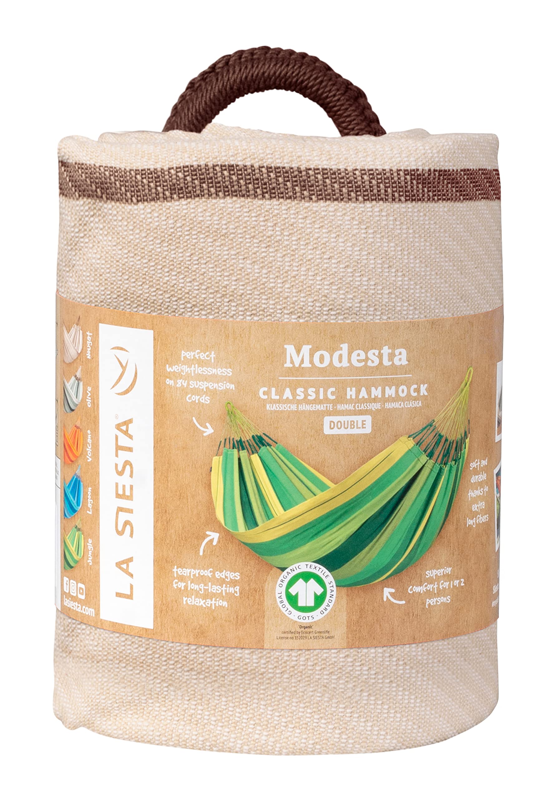 LA SIESTA® Modesta Nougat - Hamac Classique Double